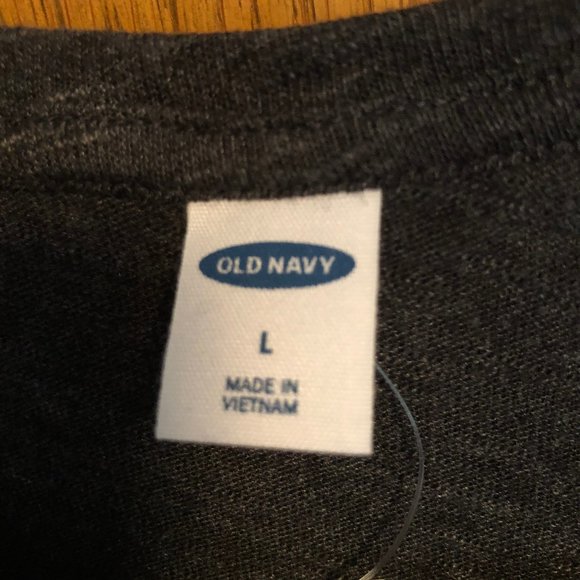 NEW Blue Loose Fit 3/4 Sleeve Tee, Size Large - Picture 3 of 5